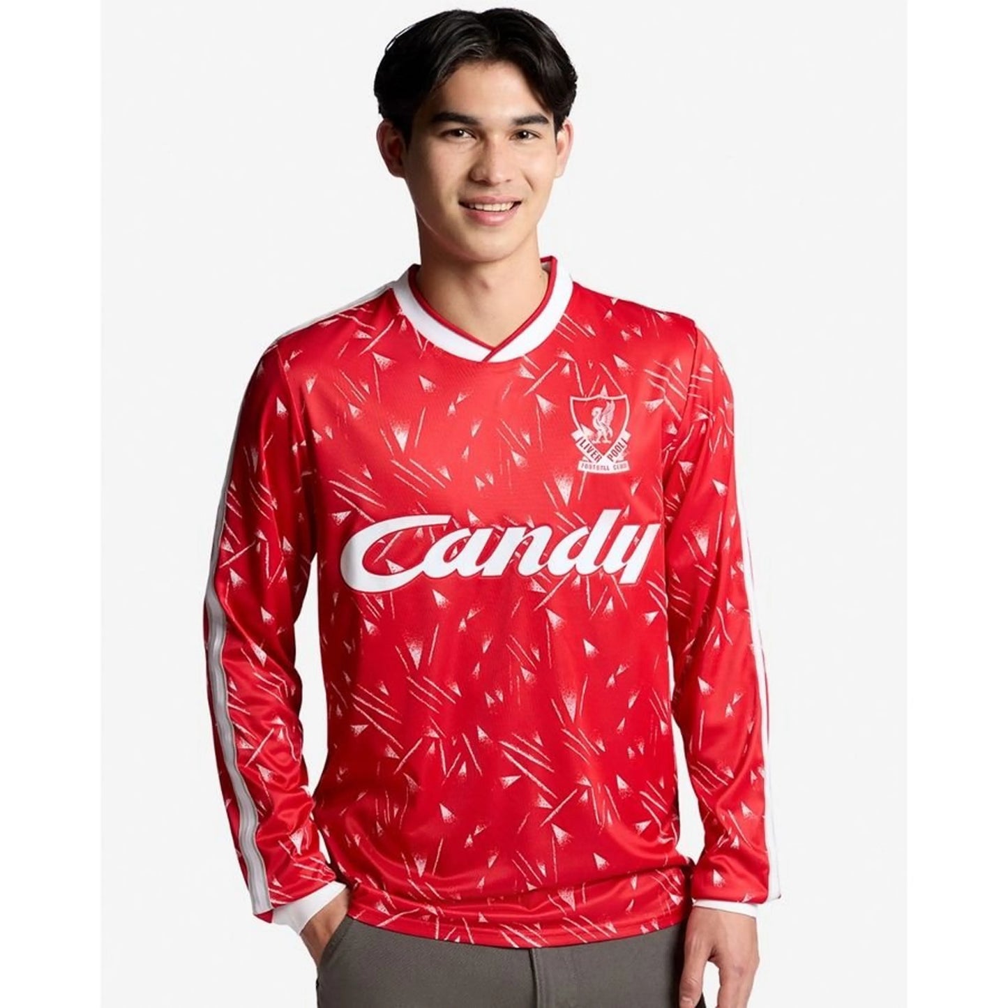Liverpool Principal 1989/91 – Manga Comprida – Retro - Versão Adepto