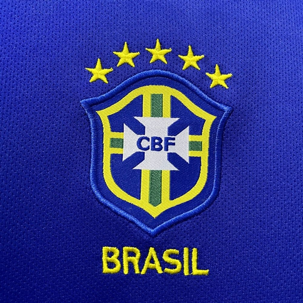 Camisola Brasil Alternativa 2004/05 Total 90 – Retro – Azul - Versão Adepto