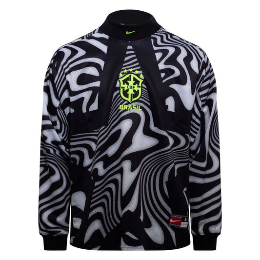 Camisola Guarda-Redes Brasil Authentic Hollywood – Preto/Branco/Volt