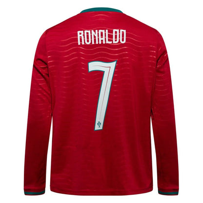 Camisola Portugal Principal Mundial 2026 – Manga Comprida – Ronaldo 7