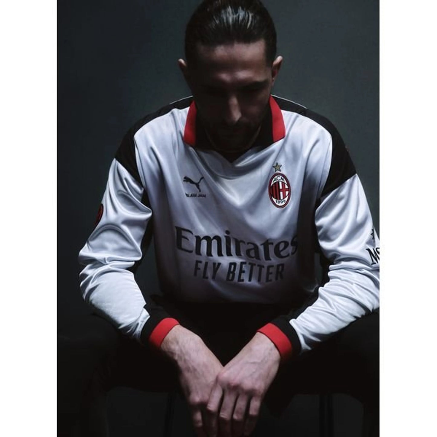 Camisola AC Milan Slam Jam 2025/26 – Manga Comprida