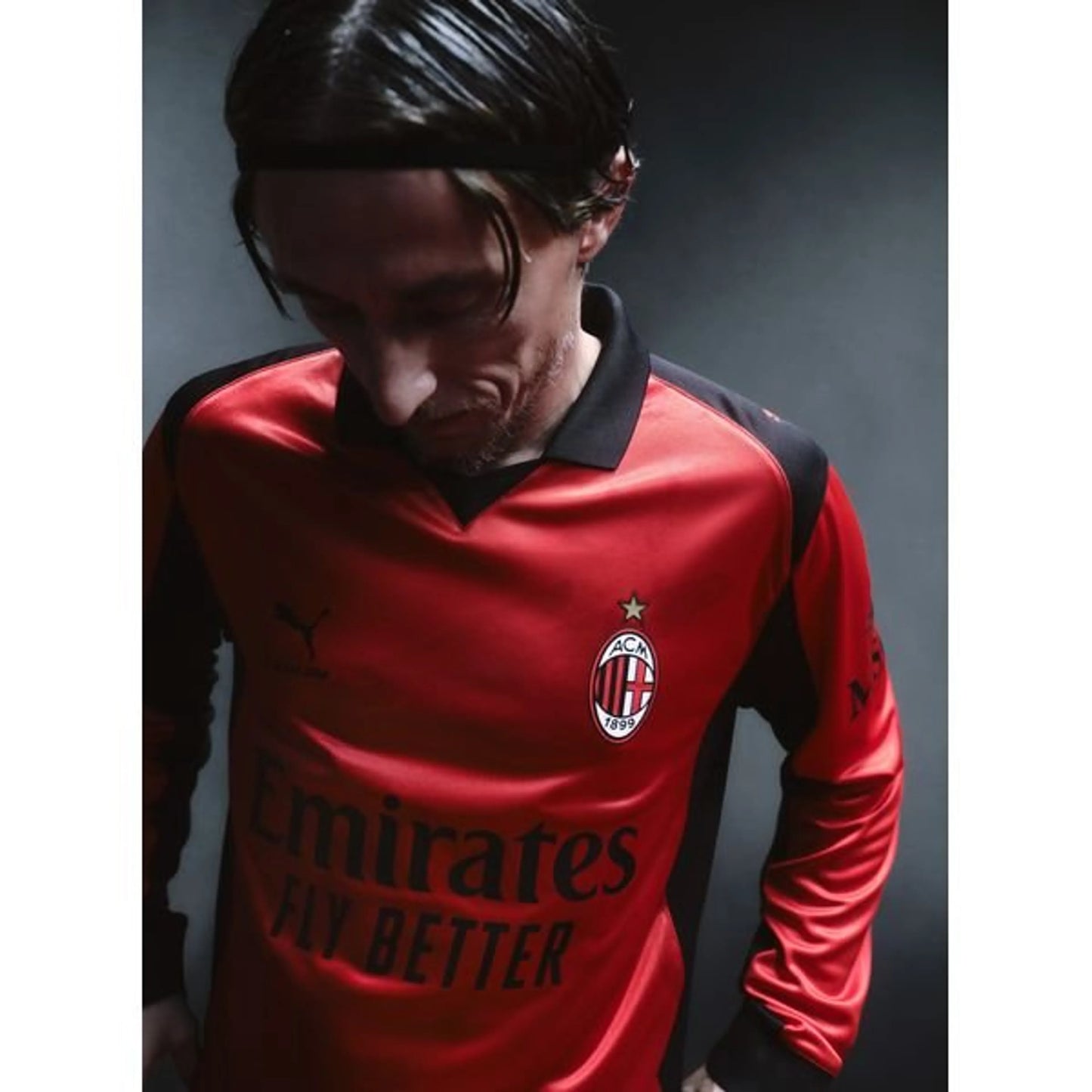 Camisola AC Milan Slam Jam 2025/26 – Manga Comprida
