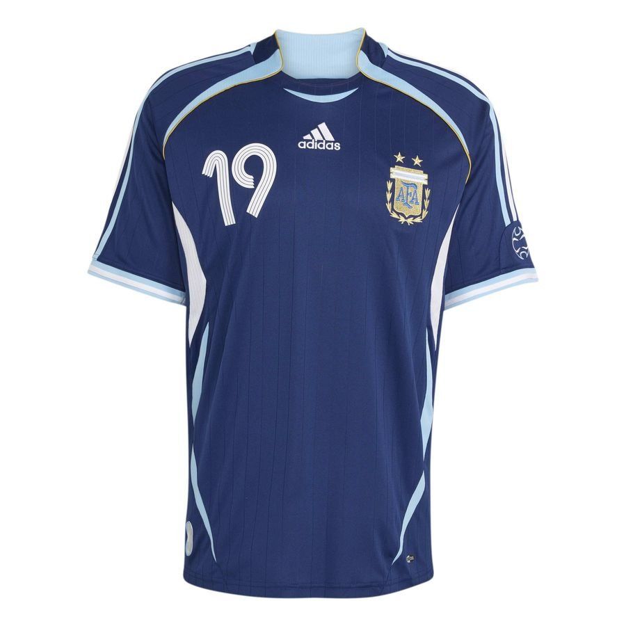 Camisola Argentina Alternativa 2006 – Messi 19 – Retro - Versão Adepto