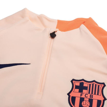 Camisola Treino Barcelona Dri-FIT Strike Drill Terceira – Vermelho/Azul Marinho/Mango