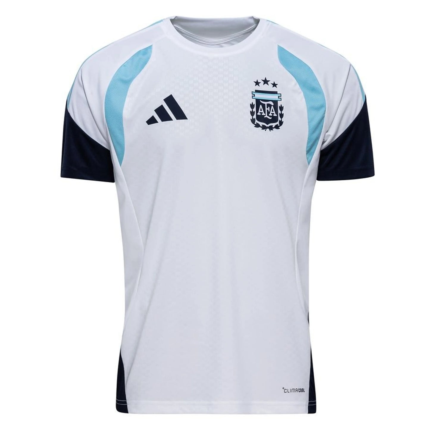 Camisola Treino Argentina Tiro 26 Mundial 2026 – Branco - Versão Adepto
