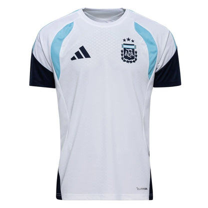 Camisola Treino Argentina Tiro 26 Mundial 2026 – Branco - Versão Adepto