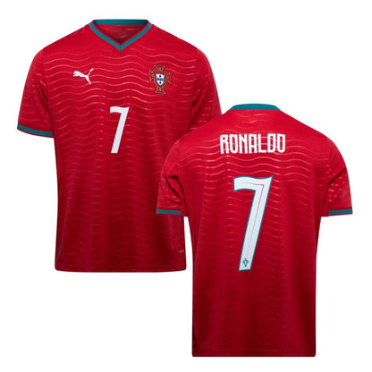 Camisola Portugal Principal Mundial 2026 – Ronaldo 7 - Versão Adepto