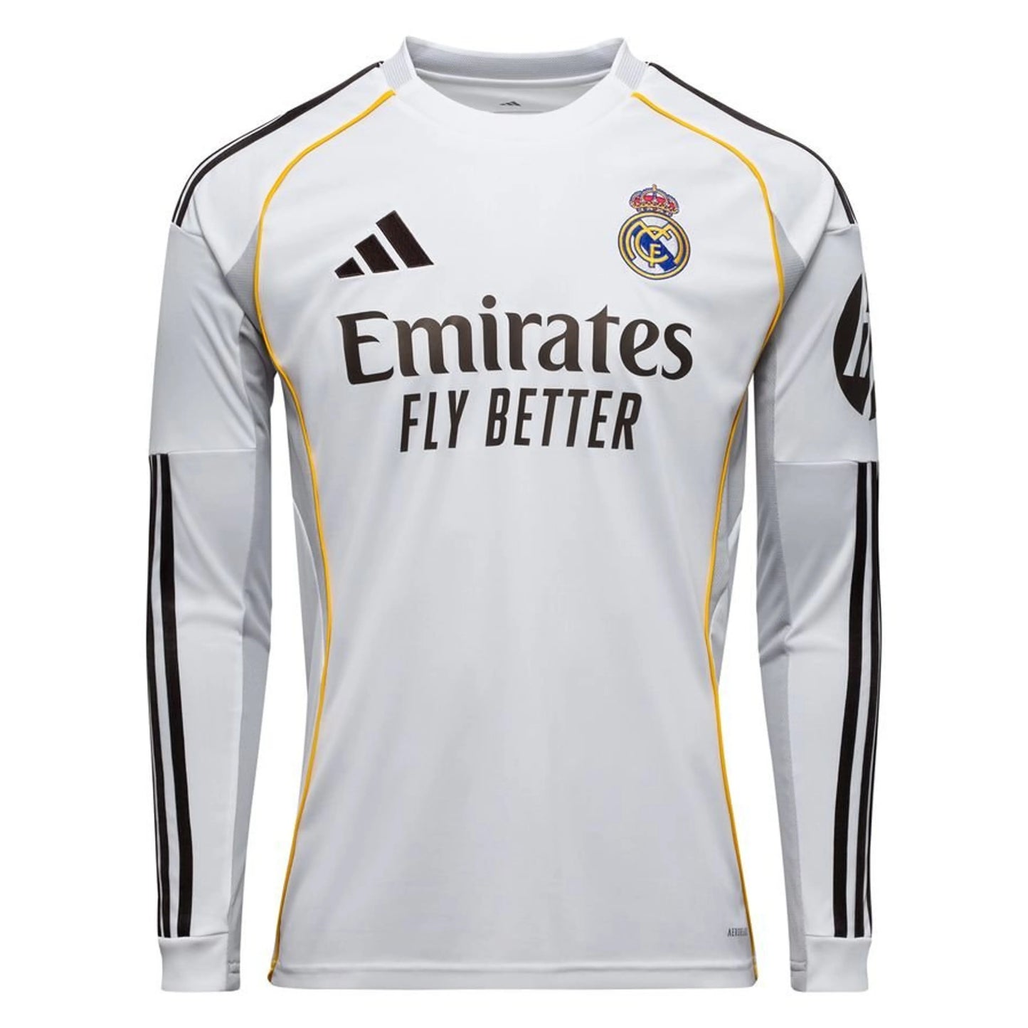 Camisola Real Madrid Principal 2025/26 – Manga Comprida