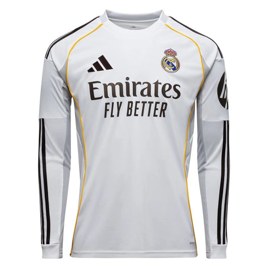 Camisola Real Madrid Principal 2025/26 – Manga Comprida