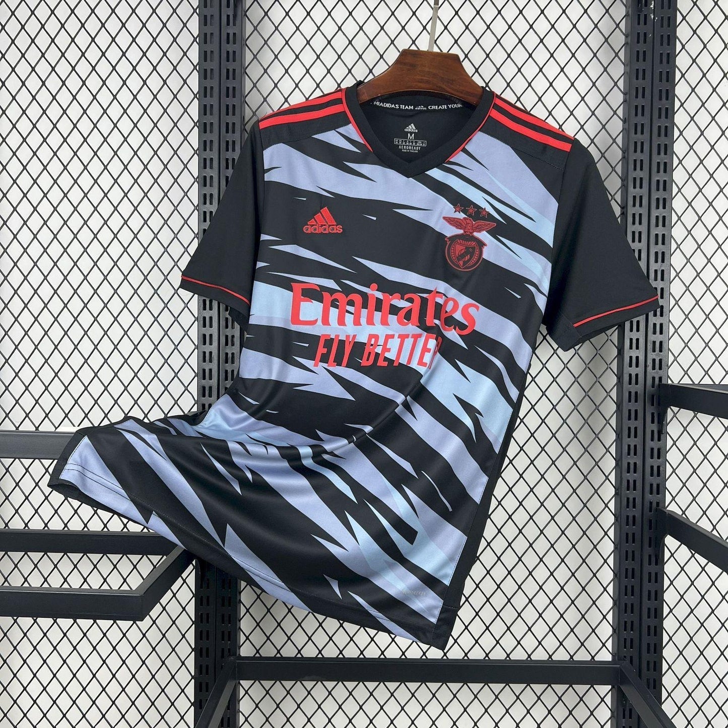 Benfica Terceira 2021/22 – Cinzento/Preto – Versão Adepto