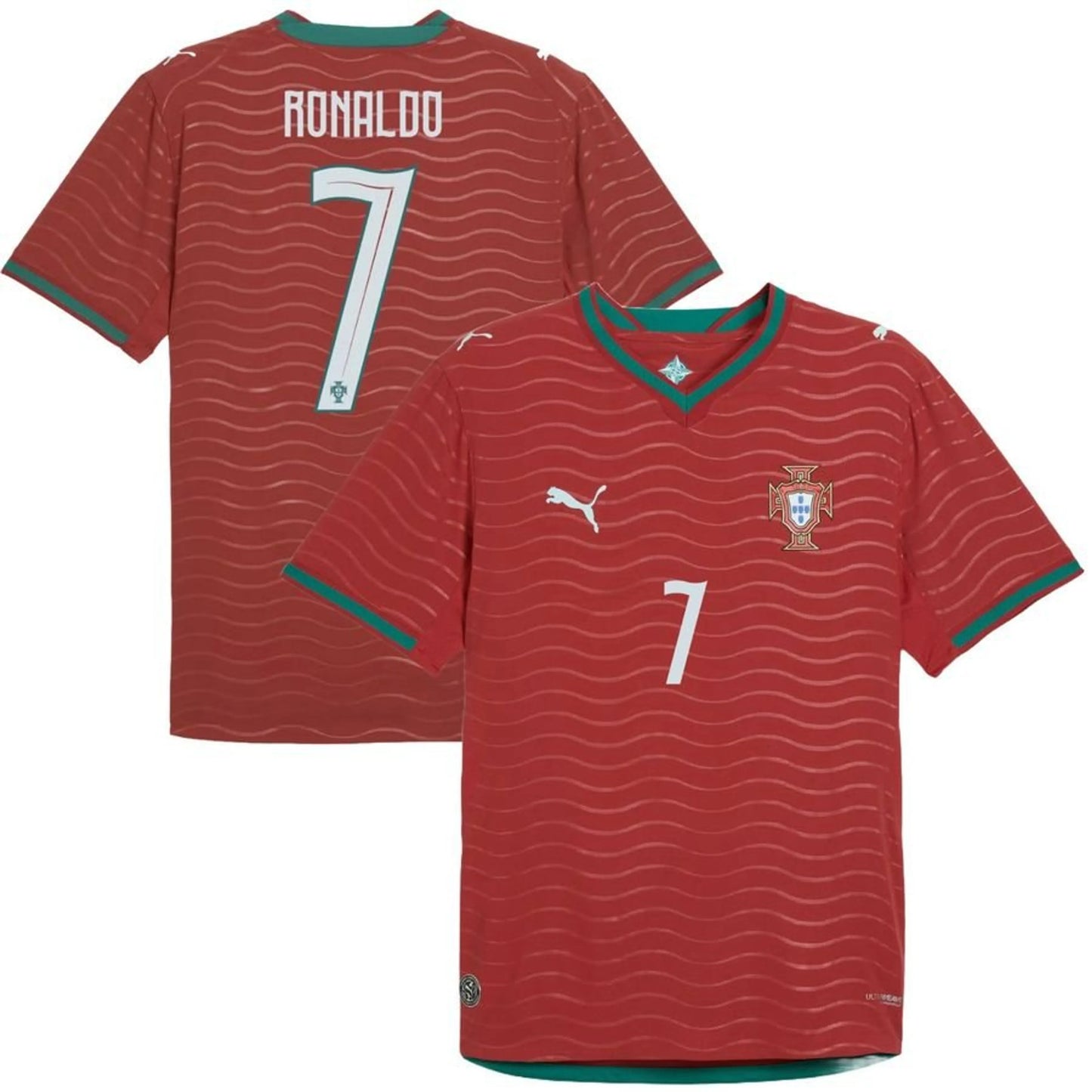 Camisola Portugal Principal Mundial 2026 – Versão Jogador – Ronaldo 7