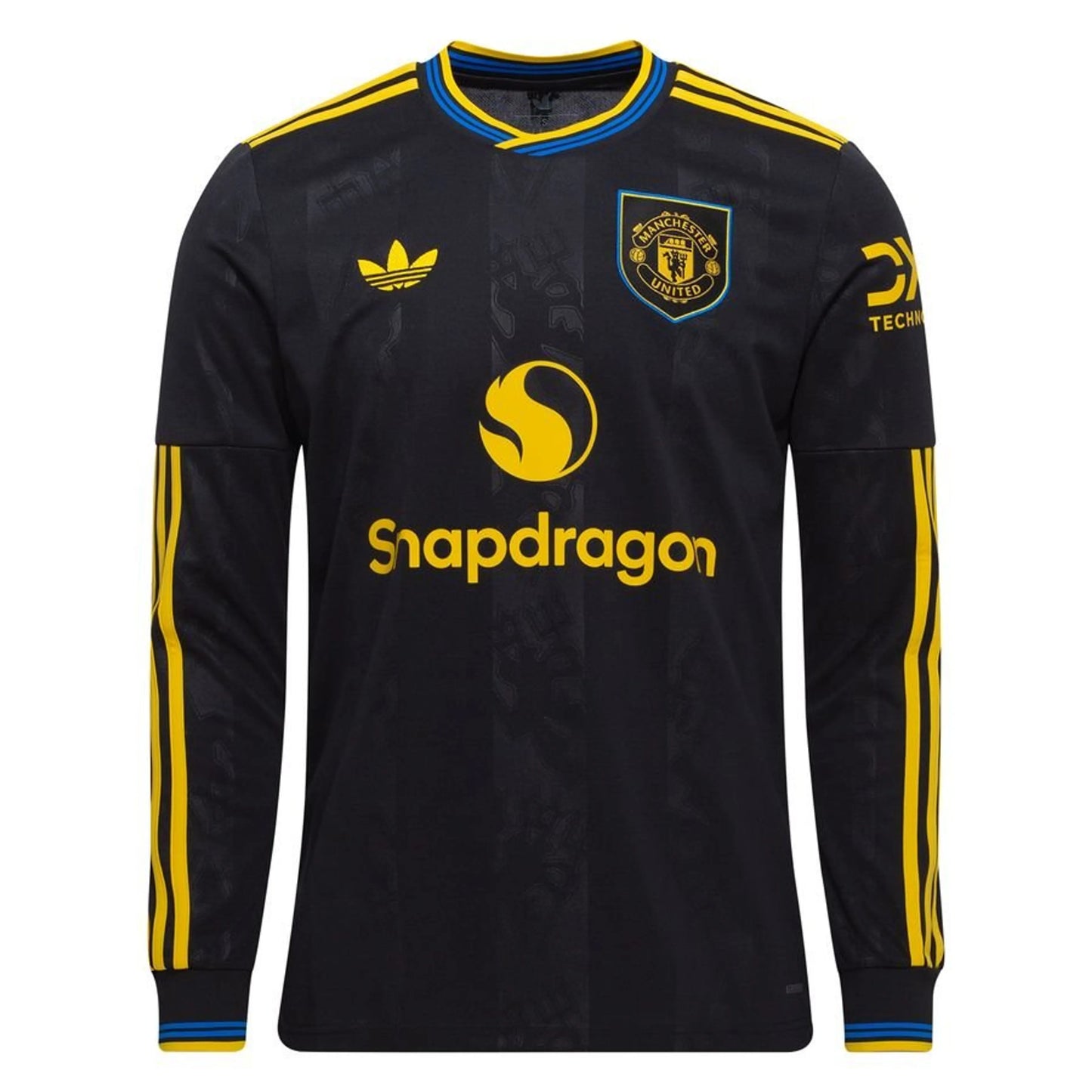 Manchester United Terceira 2025/26 – Manga Comprida - Versão Adepto