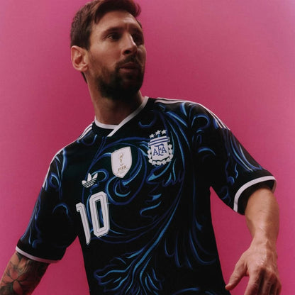 Camisola Argentina Alternativa Mundial 2026 – Messi 10 - Versão Adepto