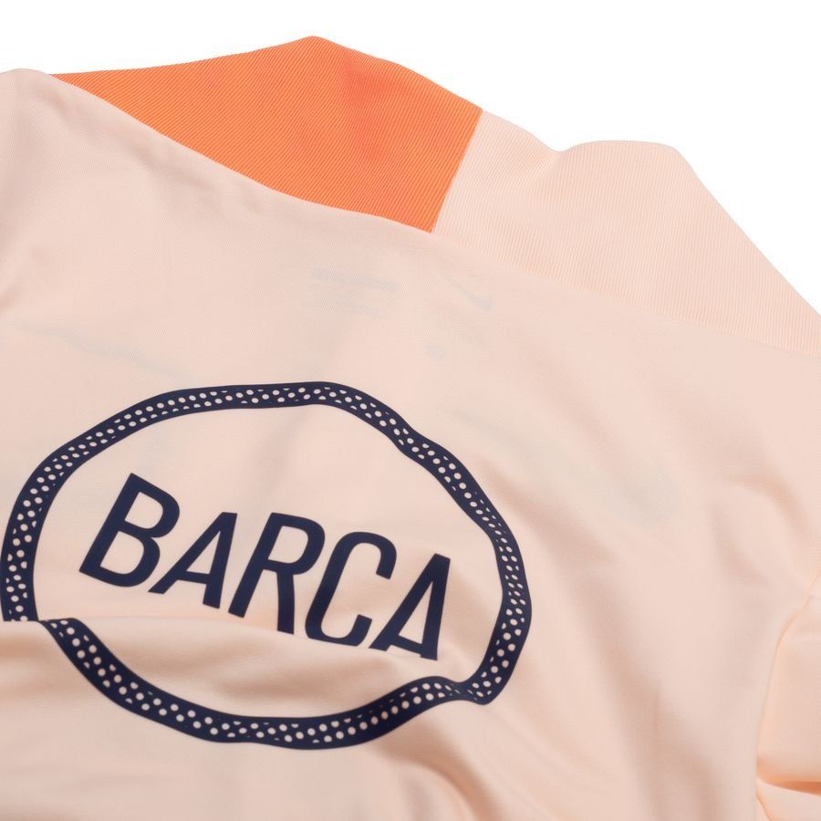 Camisola Treino Barcelona Dri-FIT Strike Drill Terceira – Vermelho/Azul Marinho/Mango