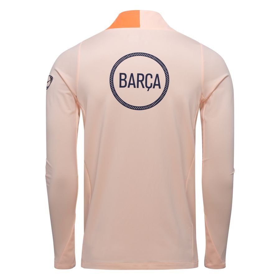 Camisola Treino Barcelona Dri-FIT Strike Drill Terceira – Vermelho/Azul Marinho/Mango