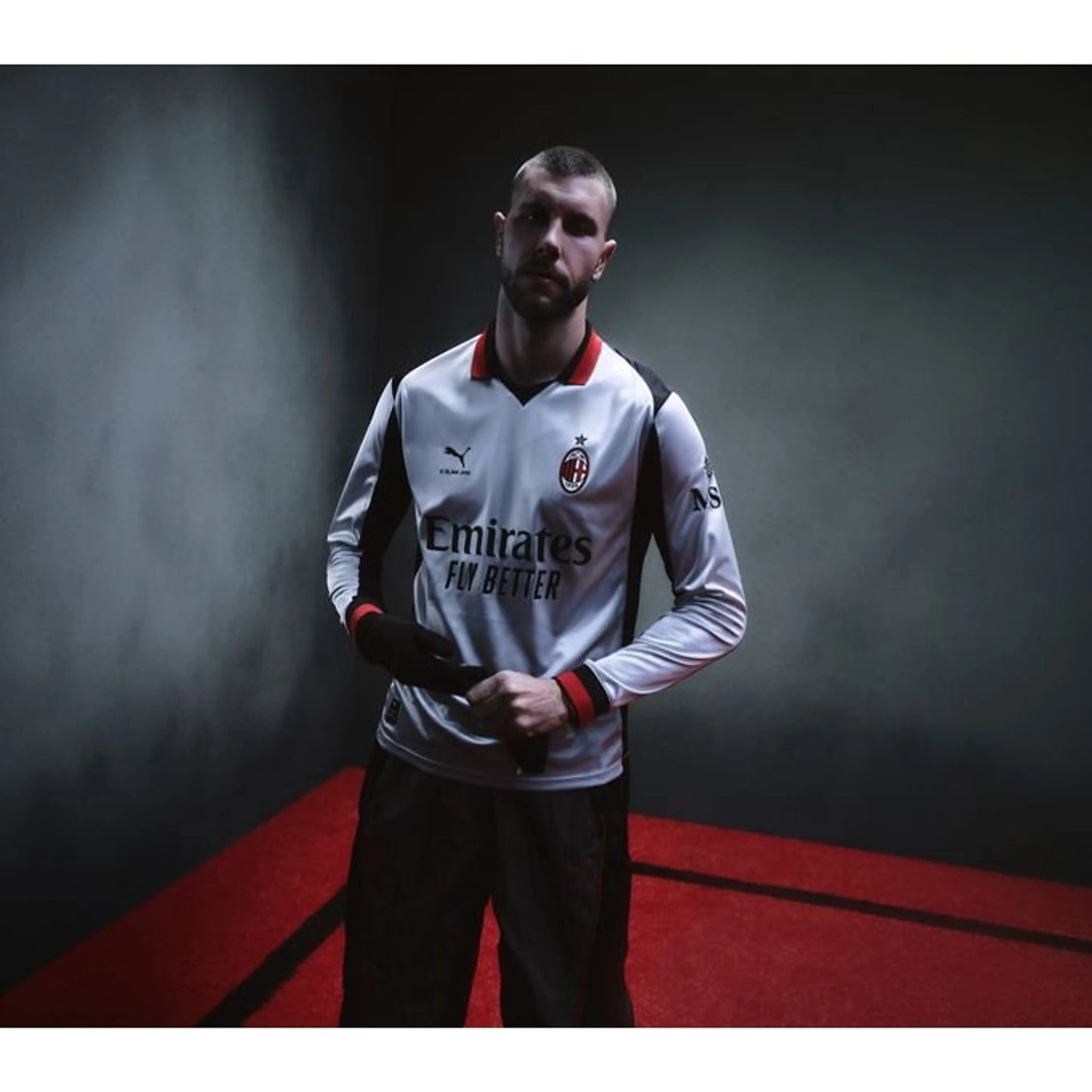 Camisola AC Milan Slam Jam 2025/26 – Manga Comprida