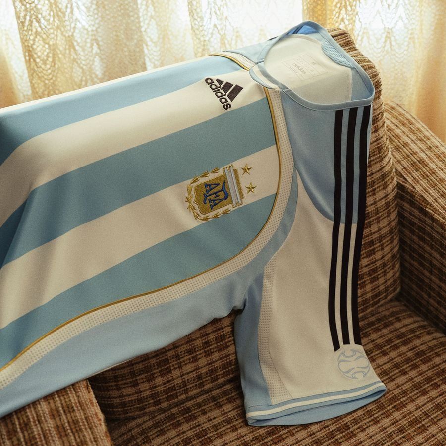 Camisola Argentina Principal 2006 – Retro - Versão Adepto
