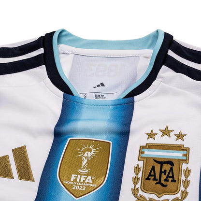 Camisola Argentina Principal Mundial 2026 – Manga Comprida - Versão Adepto