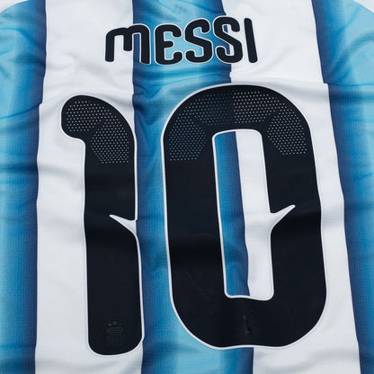 Camisola Argentina Principal Mundial 2026 – Messi 10 - Versão Adepto
