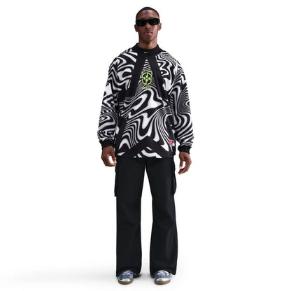 Camisola Guarda-Redes Brasil Authentic Hollywood – Preto/Branco/Volt