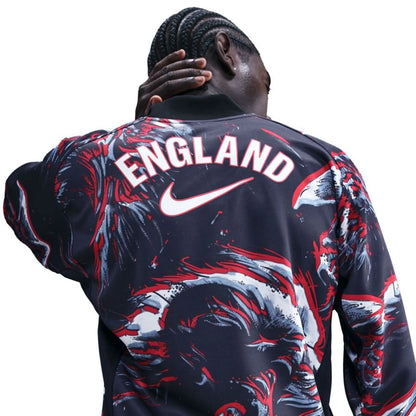 Guarda-Redes Inglaterra Authentic Hollywood – Obsidiana/Preto/Branco