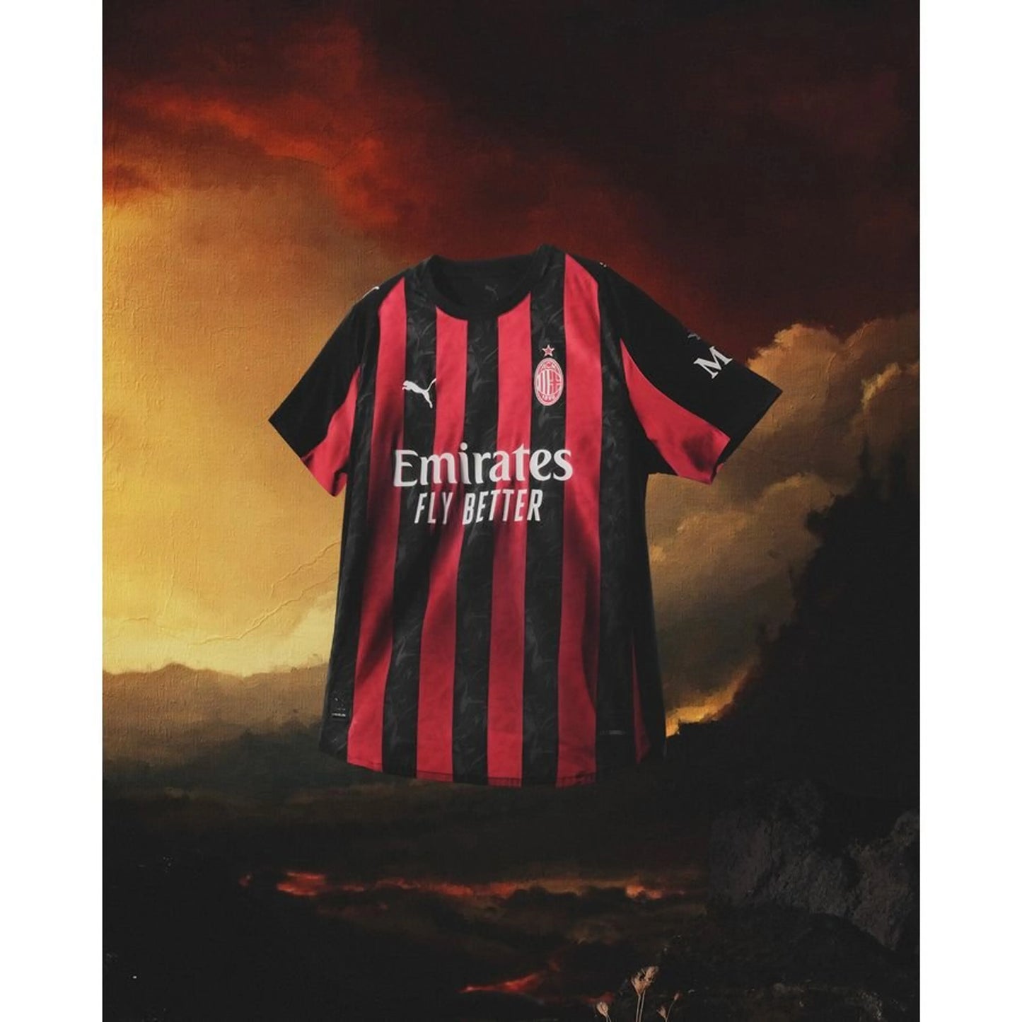 Camisola AC Milan Principal 2025/26 - Versão Adepto