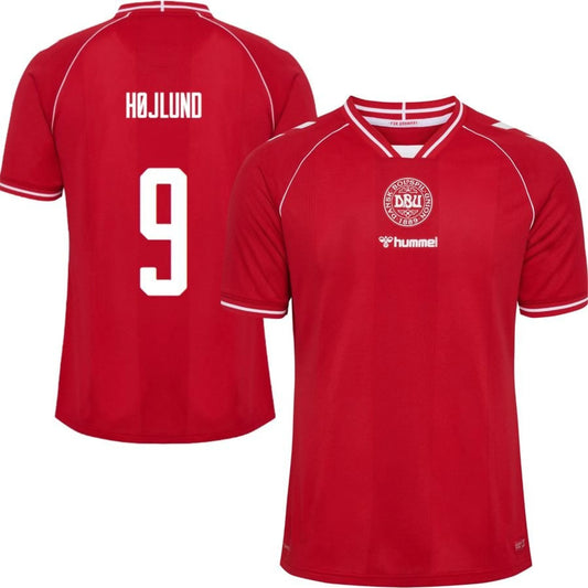 Camisola Dinamarca Principal 2026/27 – Versão Jogador – Højlund 9