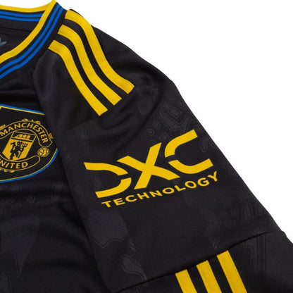 Manchester United Terceira 2025/26 – Manga Comprida - Versão Adepto