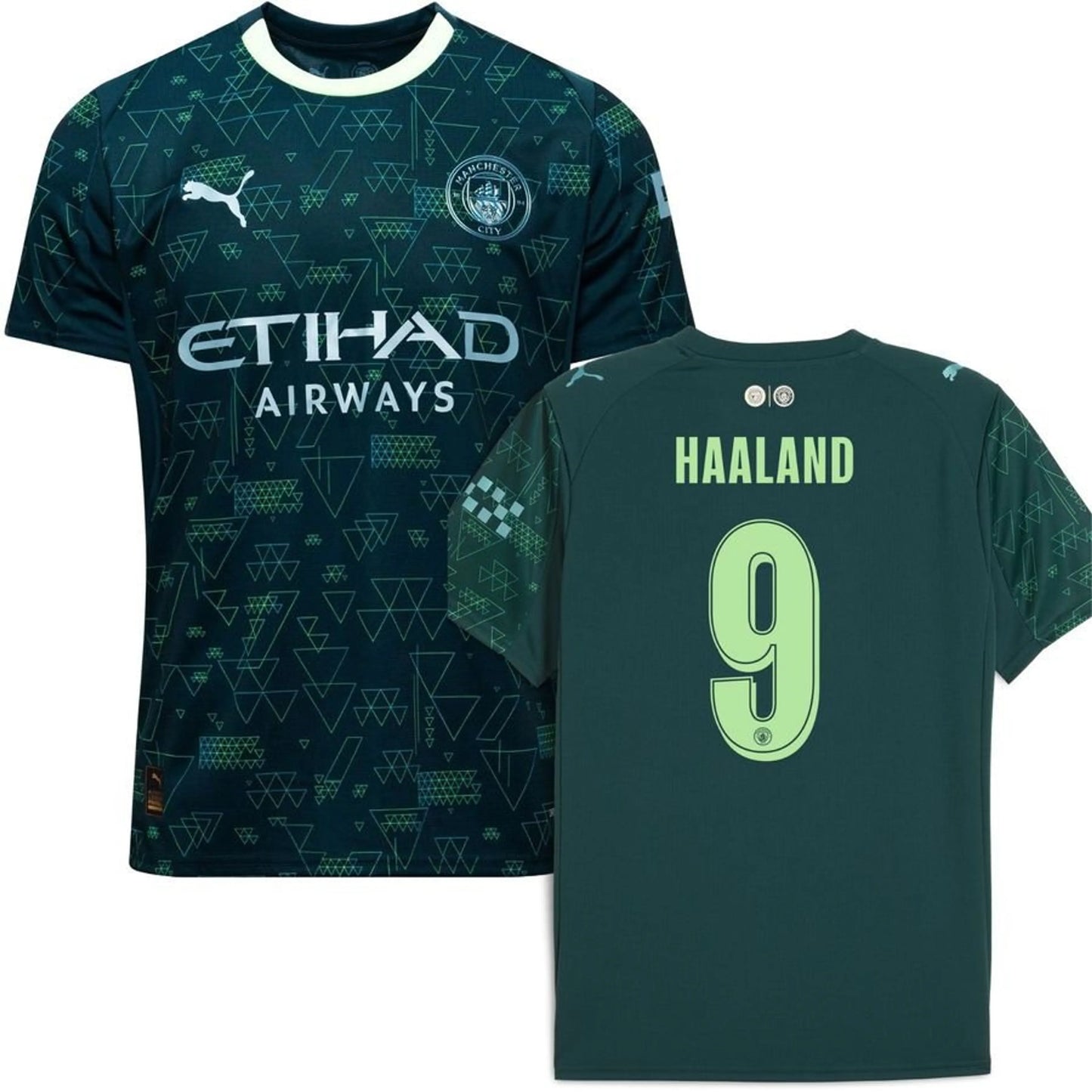 Camisola Manchester City EAFC26 Quarta 2025/26 – Haaland 9- Versão Adepto