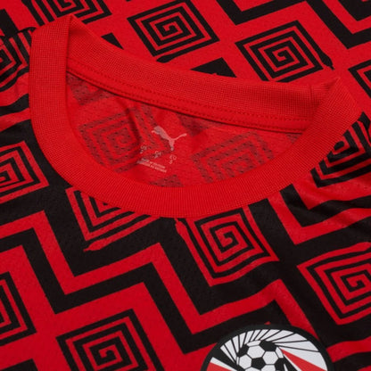 Treino Pré-Jogo Egito Taça das Nações Africanas 2025 – Vermelho/Preto - Versão Adepto