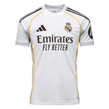 Camisola Real Madrid Principal 2025/26 - Versão Adepto