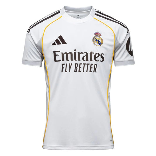 Camisola Real Madrid Principal 2025/26 - Versão Adepto