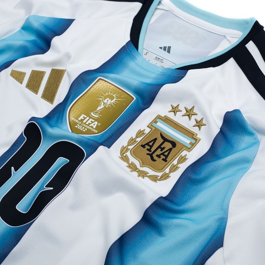 Camisola Argentina Principal Mundial 2026 – Messi 10 - Versão Adepto