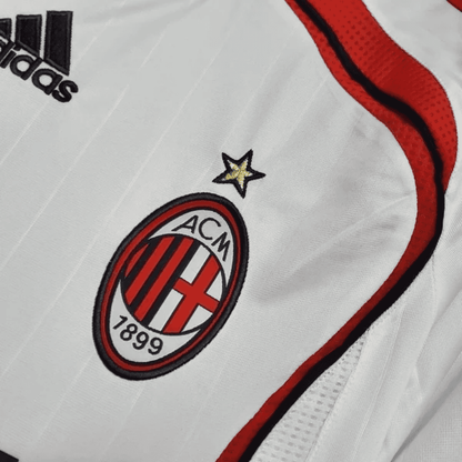 Camisola AC Milan Final Champions 2006/07 – Retro – Branco - Versão Adepto