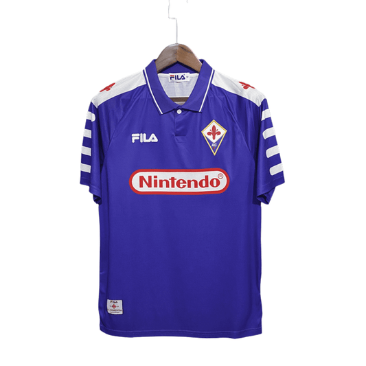 Fiorentina 1998/99 Fila – Retro – Roxo - Versão Adepto