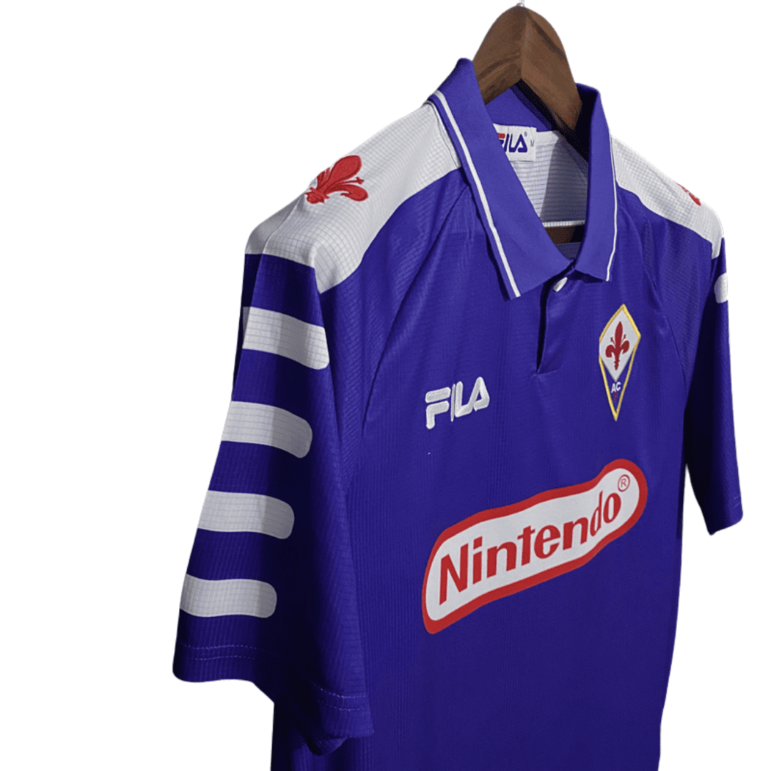 Fiorentina 1998/99 Fila – Retro – Roxo - Versão Adepto