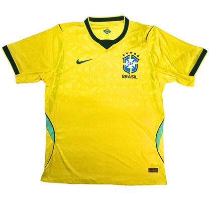 Camisola Brasil Principal Mundial 2026 – Versão Jogador – Amarelo