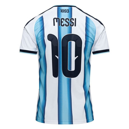 Camisola Argentina Principal Mundial 2026 – Messi 10 - Versão Adepto