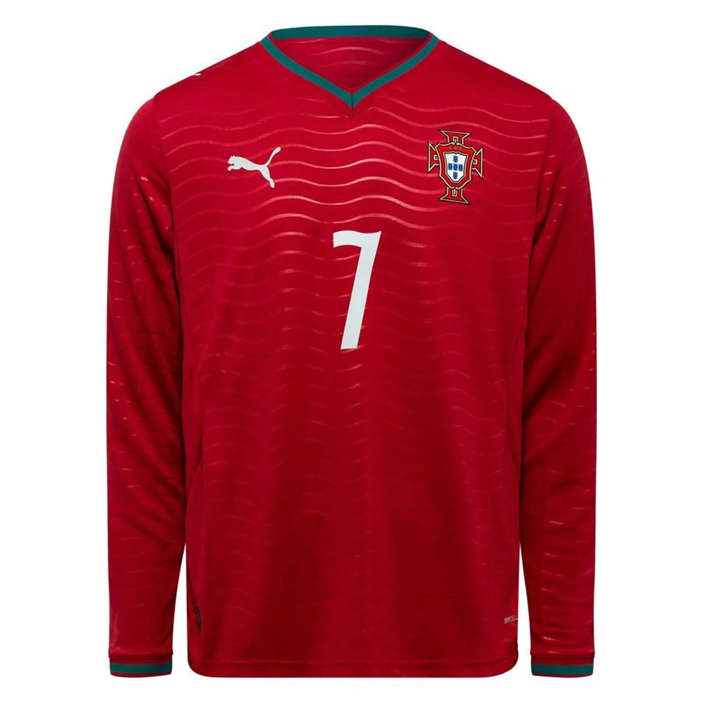 Camisola Portugal Principal Mundial 2026 – Manga Comprida – Ronaldo 7