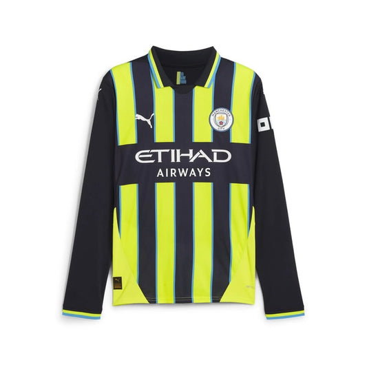 Camisola Manchester City Alternativa 2024/25 – Manga Comprida- Versão Adepto