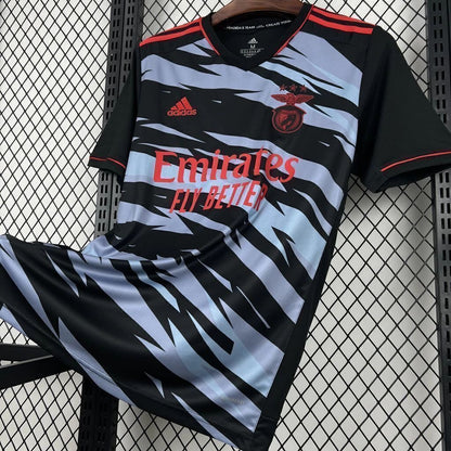 Benfica Terceira 2021/22 – Cinzento/Preto – Versão Adepto