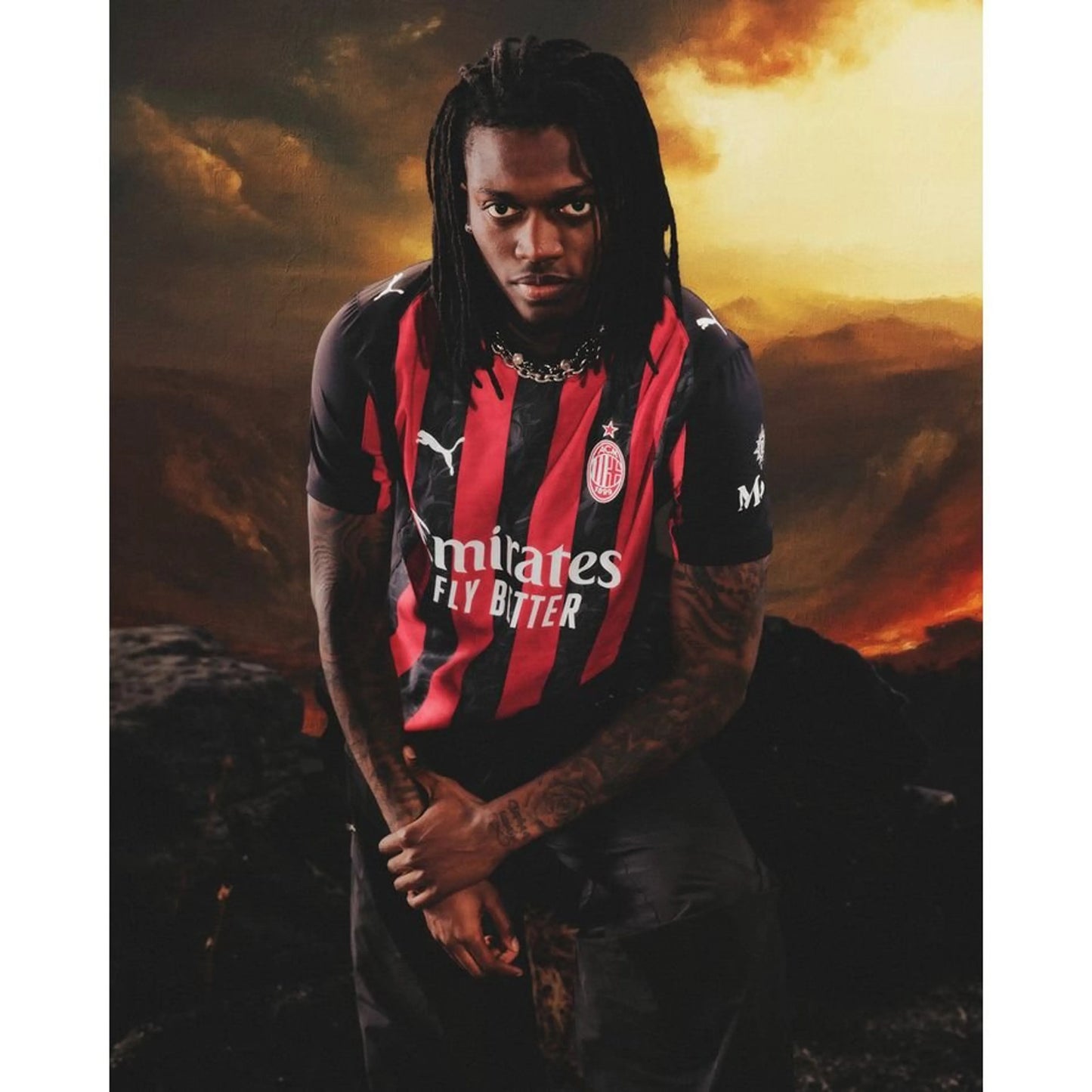 Camisola AC Milan Principal 2025/26 - Versão Adepto