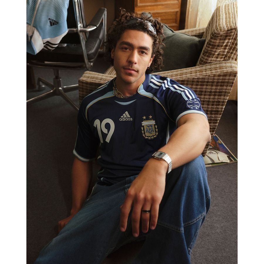 Camisola Argentina Alternativa 2006 – Messi 19 – Retro - Versão Adepto